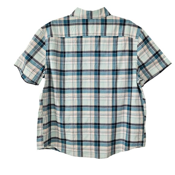 Goodfellow & Co Mens Standard Fit Plaid Short Sleeve Shirt Size XXL Casual - Picture 2 of 11